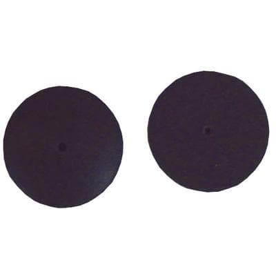 Keystone Deluxe Silicone Square Edge Wheels, Black, Medium Grit, 7/8" x 1/8" (22.2 x 3.1mm), Box of 100 thumbnail 3