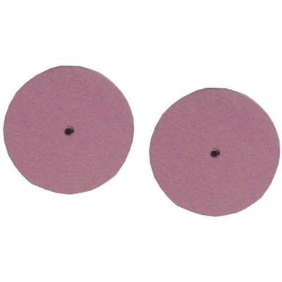Keystone Deluxe Silicone Square Edge Wheels, Pink, X-Fine Grit, For Porcelain, 7/8" x 1/8", Box of 100 thumbnail 3