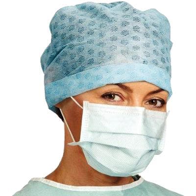 BARRIER® Sof-Loop Earloop Surgical Face Masks, Extra Protection, ASTM Level 1, Anti-Fog, Blue, 50/Box, 42241-01 thumbnail 4