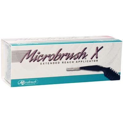 Microbrush X Extended Reach Micro Applicator Refill, Extra-Thin, Black, Bendable up to 90°, 100/Pk, PX100 thumbnail 17