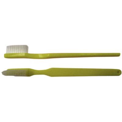 Team Technologies P41 Soft Toothbrush, Adult, Yellow, Slip Prevention Grip, 72/Pkg - P41 Soft Toothbrushes, 72/Pkg - Yellow - Image 1