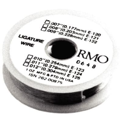 Ligature Wire – Stainless Steel, 1 oz Spool, .008" (Rocky Mountain Orthodontic) - Ligature Wire – Stainless Steel, 1 oz Spool - .008" - Image 1