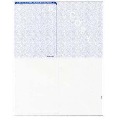 Laser Vertical Tamper-Resistant Prescription Blanks, Nonpersonalized, 8.5" x 11" Overall, 4.25" x 5.5" Detached, 500/Pkg - Laser Vertical Tamper-Resistant Prescription Blanks – Nonpersonalized, 8 1/2" W x 11" H (overall), 4 1/4" W x 5 1/2" H (detached), 500/Pkg - Laser Vertical Tamper-Resistant Prescription Blanks – Nonpersonalized, 8 1/2" W x 11" H (overall), 4 1/4" W x 5 1/2" H (detached), 500/Pkg - Image 1