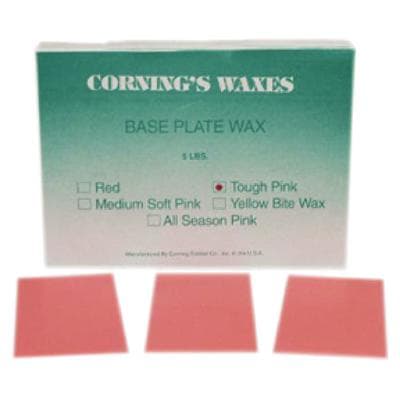 Freeman Baseplate Wax, Tough Pink, 5 lb Box - Baseplate Wax - Tough Pink 5 lb/Box - Image 1