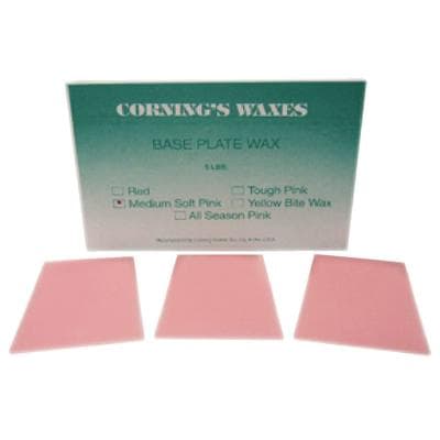 Freeman Baseplate Wax, Medium Soft, Pink, 5 lb Box thumbnail 2