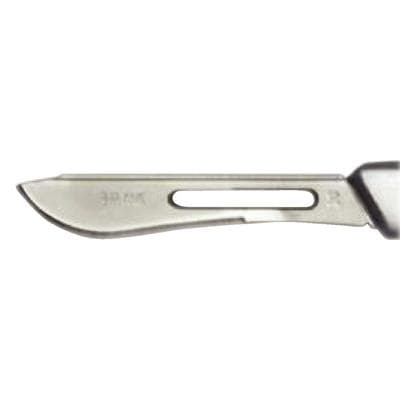 Bard-Parker Carbon Steel Surgical Blade, Size 21, Sterile, Individually Packaged, 1/Box thumbnail 2