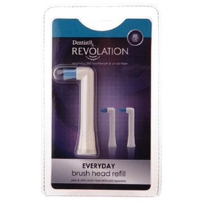 Revolation™ Brush Head Refill - Everyday Brush Head, Soft Bristles, Full Size, 1/Pkg thumbnail 3