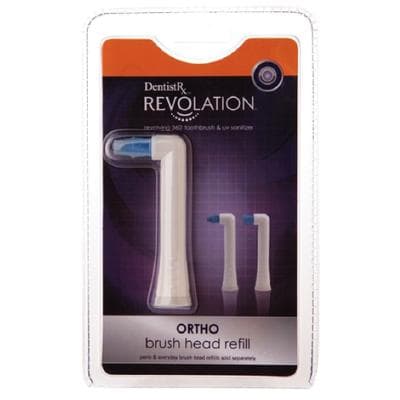 Revolation™ Ortho Brush Head Refill for DentistRX Revolation™ Revolving 360° and Rotadent® Plus Electric Toothbrushes, Full Size, 1/Pkg - Revolation™ Brush Head Refill - Ortho Brush Head - Image 1