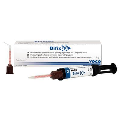 Bifix SE Dual-Cure Resin Cement, QuickMix Syringe Kit of 3 (5g each), Assorted Shades (Universal, Translucent, White-Opaque) with Mixing & Intraoral Tips thumbnail 15