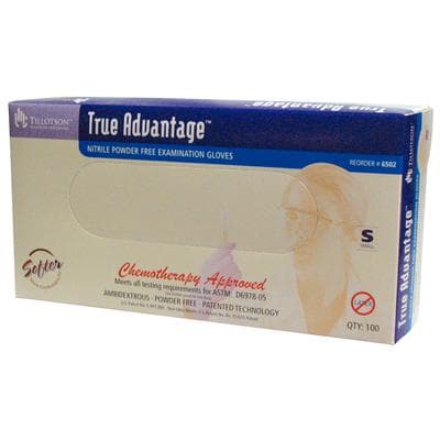True Advantage™ Nitrile Exam Gloves, Powder Free, Non-Sterile, Small, Lavender, Textured, 100/Box, 6502 thumbnail 3