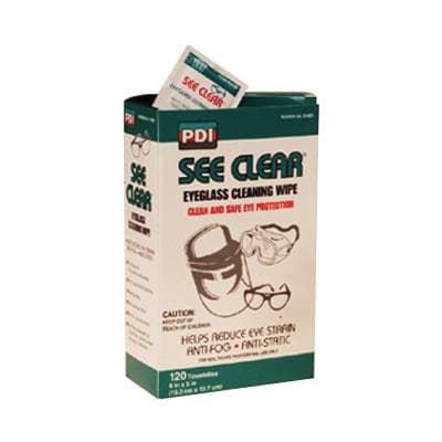 See Clear™ Eyeglass Wipes, Anti-Fog, Anti-Static, 4" x 5.5", 120/Box thumbnail 5