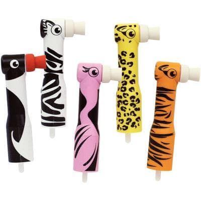 Zooby Disposable Prophy Angles, Latex-Free, Assorted Animal Designs, Soft Web Cup, 90°, 100/Box, 575010 thumbnail 16