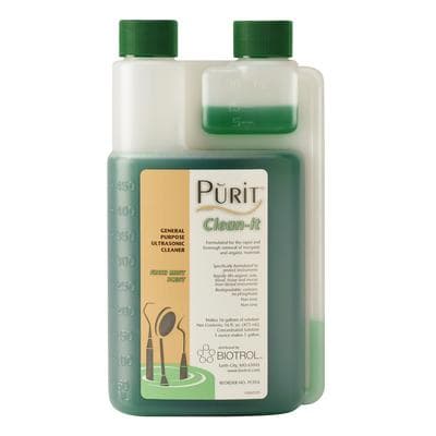 Purit™ Clean-it General Purpose Ultrasonic Cleaner Solution, 16 oz Bottle, Mint, Biodegradable thumbnail 6