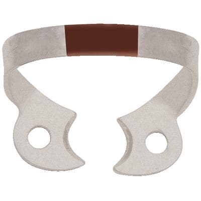 Hygenic Fiesta Rubber Dam Clamp #W2, Wingless, Premolar, Color-Coded, Brown, Matte Finish, H02794 thumbnail 11