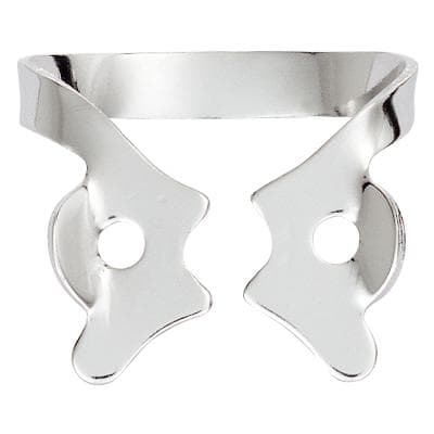 Hygenic Gloss Finish Winged Rubber Dam Clamp #2, Premolars & Upper Incisors, H02761 thumbnail 12