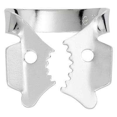 Hygenic Rubber Dam Clamp, #12A, Winged, Gloss Finish, Serrated Jaw, Upper Left Molar, 1/Pk, H02706 thumbnail 16