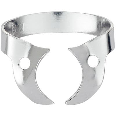 Hygenic Rubber Dam Clamp, #W14A, Wingless, Gloss Finish, for Large Partially Erupted Molars, 1/Pk, H02764 thumbnail 11