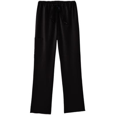 Jockey Unisex 2-Pocket Drawstring Scrub Pant, Black, Extra Small, 2338 thumbnail 2