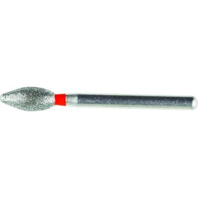 NeoDiamond® Crown/Bridge and Operative Diamond Bur, FG, Fine Grit, #1955F, Teardrop/Bud Shape, 25/Pkg thumbnail 2