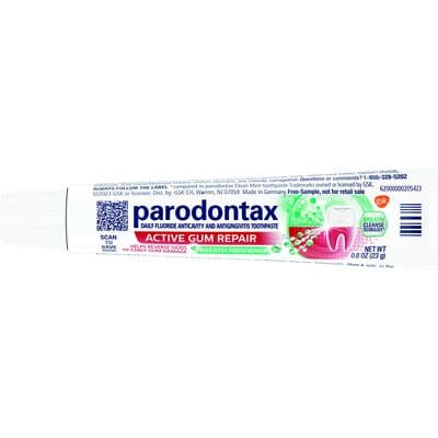 Parodontax Active Gum Repair Toothpaste, 0.8 oz Tube, 50/Case, 60000000202705 thumbnail 3