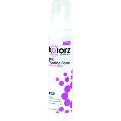 Kolorz Sixty-Second Fluoride Foam, Cotton Candy, 1.23% APF, 4.4 oz Can, 766203 thumbnail 9
