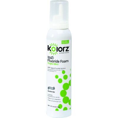 Kolorz Sixty-Second Fluoride Foam, Triple Mint, 1.23% APF, 4.4 oz Can, 766201 thumbnail 16