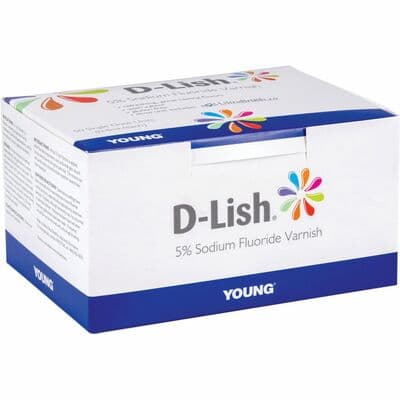 D-Lish Plus 5% Sodium Fluoride Varnish, Arctic Mint, 0.4 mL Unit Dose, 50/Box thumbnail 4