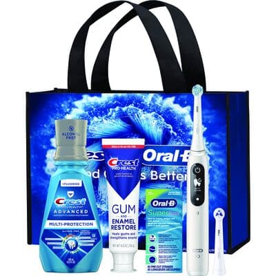 Crest Oral-B iO Ortho Essentials System, 3 Kits/Case (iO6 Electric Toothbrush Bundle with Crest PRO-HEALTH Toothpaste, Mouthwash, Superfloss, and Brush Heads) thumbnail 5