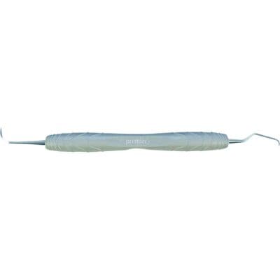 PremierAir Titanium Implant Scaler, Nebraska #128B/Langer #7 Mini, Double-Ended, Gray Resin Handle, 1 Each, 9061463 thumbnail 8