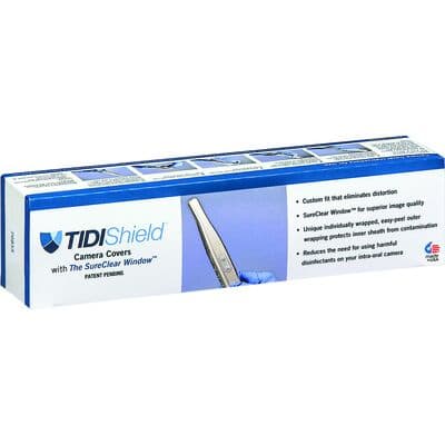 Digital Doc TIDIShield PXL Intraoral Camera Covers, Clear Disposable, Non-Latex, Extra Large, 500/Pack thumbnail 2