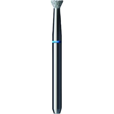 Shofu Pro-Cut Diamond Burs, FG, Medium Grit, Inverted Cone, Blue Ring, 2.4 mm Diameter x 1.6 mm Length, 5/Pkg - Pro-Cut Diamond Burs – FG, Medium, Blue, Inverted Cone, 5/Pkg - 2.4 mm Diameter, 1.6 mm Length - Image 1