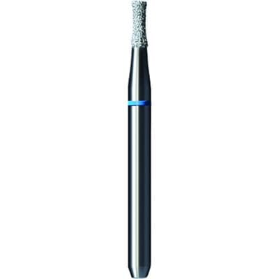 Shofu Pro-Cut Diamond Burs – FG, Medium Grit, Blue Ring, Inverted Cone with Collar, 1.3 mm Diameter, 3.3 mm Length, 5/Pkg, # D025M - Pro-Cut Diamond Burs – FG, Medium, Blue, Inverted Cone with Collar, 5/Pkg - # D025M, 1.3 mm Diameter, 3.3 mm Length - Image 1