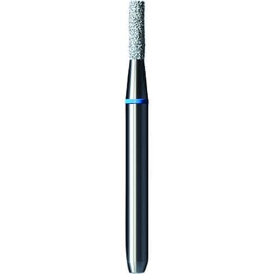 Shofu Pro-Cut Diamond Burs, FG, Medium Grit, Blue Ring, Cylinder Shape, 1.3 mm Diameter x 4.2 mm Length, 5/Pkg, #D045M - Pro-Cut Diamond Burs – FG, Medium, Blue, Cylinder, 5/Pkg - # D045M, 1.3 mm Diameter, 4.2 mm Length - Image 1