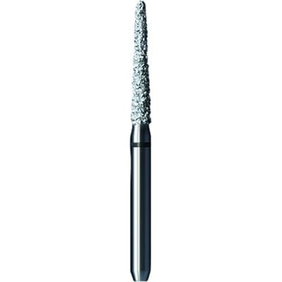 Pro-Cut Diamond Burs – FG, Very Coarse, Black, Round End Taper, 5/Pkg - # D110VC, 1.8 mm Diameter, 9.4 mm Length - Pro-Cut Diamond Burs – FG, Very Coarse, Black, Round End Taper, 5/Pkg - # D110VC, 1.8 mm Diameter, 9.4 mm Length - Image 1