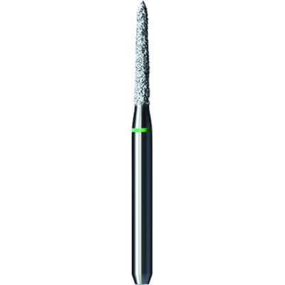 Pro-Cut Diamond Burs – FG, Coarse, Green, Torpedo, 1.4 mm Diameter, 8.3 mm Length, 5/Pkg - Pro-Cut Diamond Burs – FG, Coarse, Green, Torpedo, 1.4 mm Diameter, 8.3 mm Length, 5/Pkg - Pro-Cut Diamond Burs – FG, Coarse, Green, Torpedo, 1.4 mm Diameter, 8.3 mm Length, 5/Pkg - Image 1