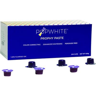 PopWhite Power of Purple Prophy Paste, Fine Grit, Mint Flavor, 200 Cups/Box thumbnail 4