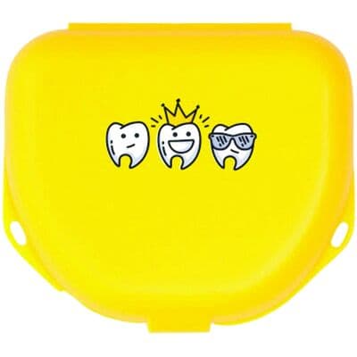 Zirc Imprinted Retainer Box, 1-1/2" Deep, Neon Yellow, 144/Pkg, 25V550O thumbnail 4