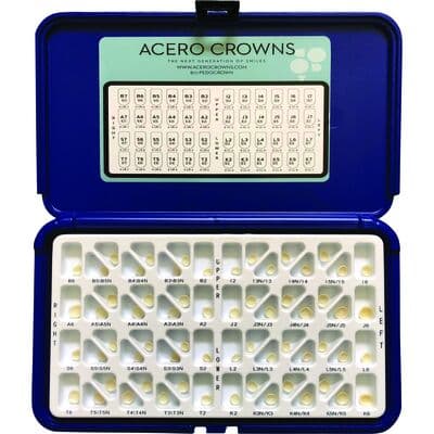 Acero Z1 Preformed Zirconia Primary Molar Crown Kit, 64 Crowns per Tray, Assorted Sizes 2-6 (Including 3N, 4N, 5N), Z1 KIT MOLAR thumbnail 5