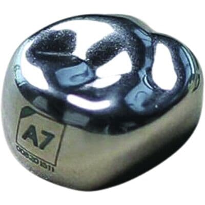 Acero 3S Stainless Steel Primary Molar Crown, Upper Right Second Molar, Size 7, 5/Pack (3S A7) thumbnail 7