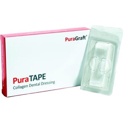 PuraTape Collagen Wound Dressing, 0.75" x 1.5", 10/Pkg thumbnail 2