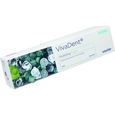 Ivoclar Vivadent VivaDent Polishing Paste, Medium Grit, Fluoride-Free, Unflavored, 1.8g Unit Dose Cups, 200/Box, 760119 thumbnail 10