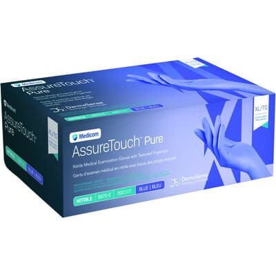 AssureTouch™ Pure Nitrile Exam Gloves, Powder Free, Non-Sterile, Extra Large, Blue, 200/Box, 9970E thumbnail 11