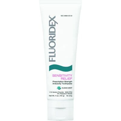 Fluoridex Sensitivity Relief Toothpaste, Clean Mint, 1.1% Sodium Fluoride, 4 oz Tube, 6/Case, 2262US6 thumbnail 4