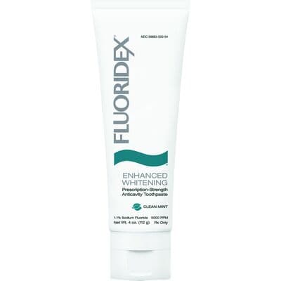 Fluoridex Enhanced Whitening Toothpaste, Clean Mint, 1.1% NaF, 4 oz, 6/Pkg, 2266WT6 thumbnail 4