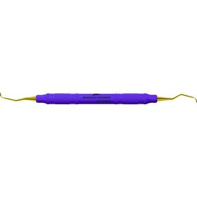 XP® SQUARED Technology Double-Gracey Anterior Curette, EagleLite Handle, Purple, 1/Pkg, AEDGAXPXE thumbnail 4