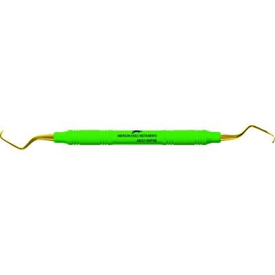 American Eagle XP® SQUARED Technology Gracey Standard 7-8 Curette, Premolars/Molars, Green, Double End, 3/8" Handle, EagleLite Resin, AEG7-8XPXE thumbnail 4