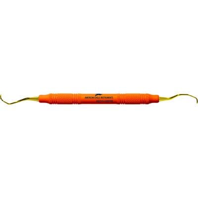 American Eagle XP® SQUARED Technology Gracey Standard 15-16 Posterior Mesial Curette, Orange Resin Handle, Double-Ended, 3/8" thumbnail 4
