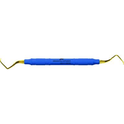 American Eagle XP® SQUARED Technology Gracey Standard 17-18 Posterior Distal Curette, Blue Resin Handle, 3/8", Double End, AEG17-18XPXE thumbnail 4