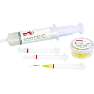 Premier Traxodent Gel AlCl Starter Kit, 25% Aluminum Chloride Hemostatic System, 30 mL Bulk Syringe, 9007101 thumbnail 11