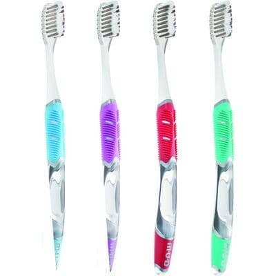 GUM Technique Enamel Clean Toothbrush, Compact, Soft, Assorted Colors, 12/Pkg, 4471PA1 thumbnail 13